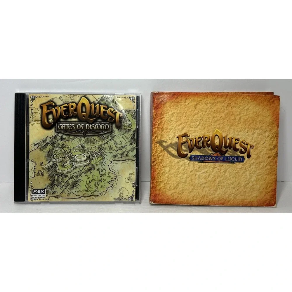 Everquest: Shadows Of Luclin Gates Of Discord PC Video Game 3 Disc‎ Set Bundle